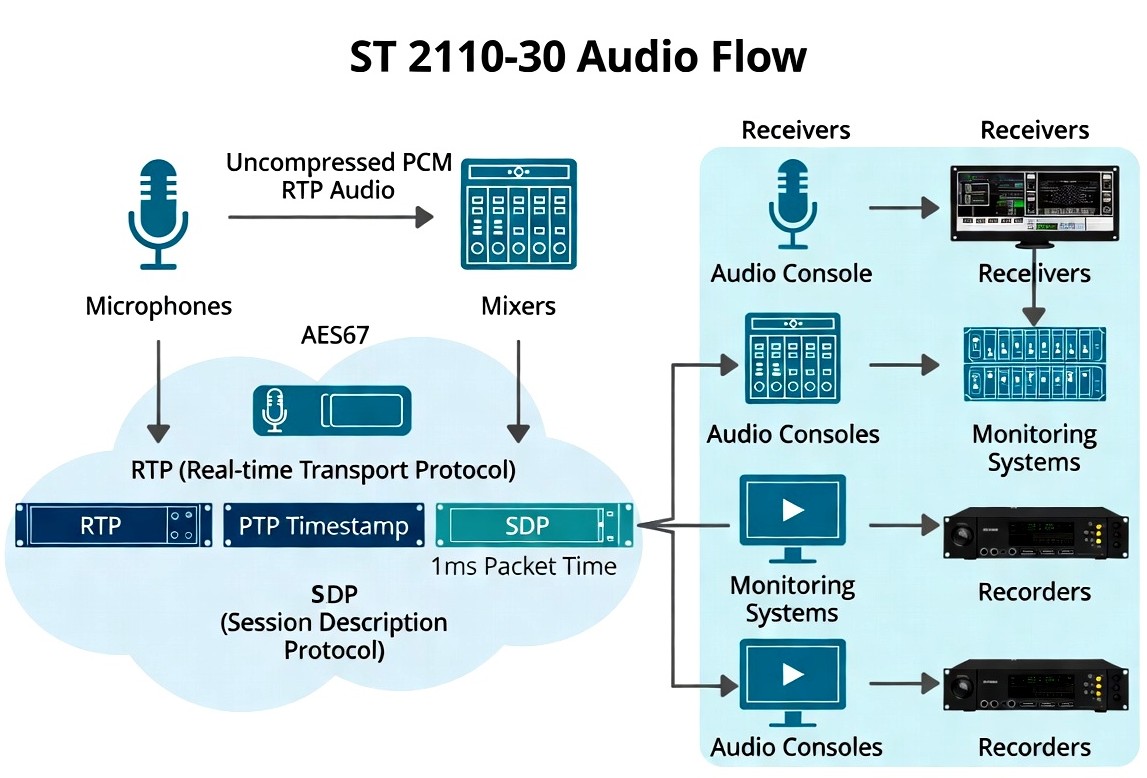ST 2110-30 Audio Flow
